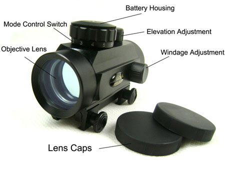 BSA 35mm tactical Red/Green Dot rifle pistol Scope sight RD35